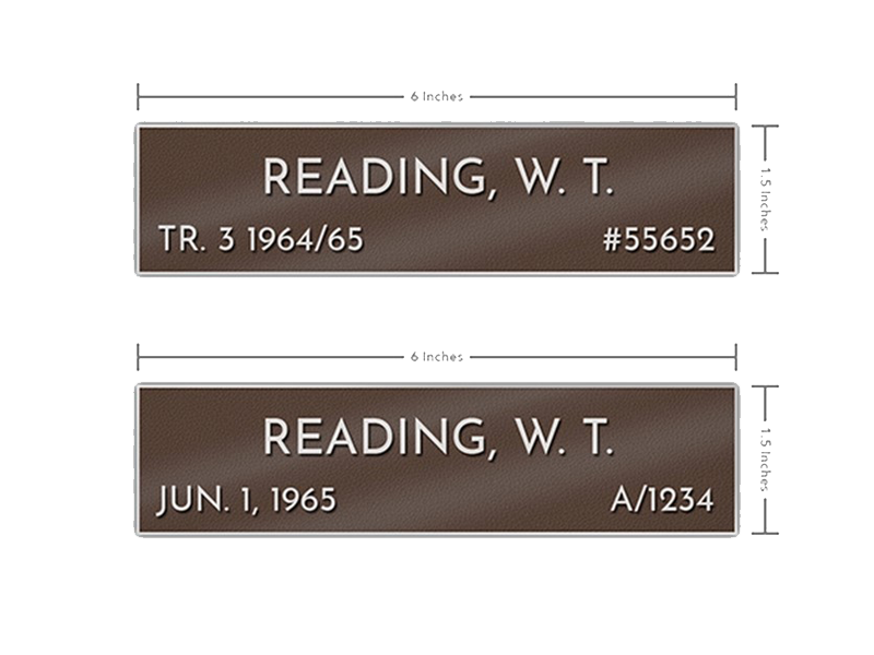 Name Plates 800x600